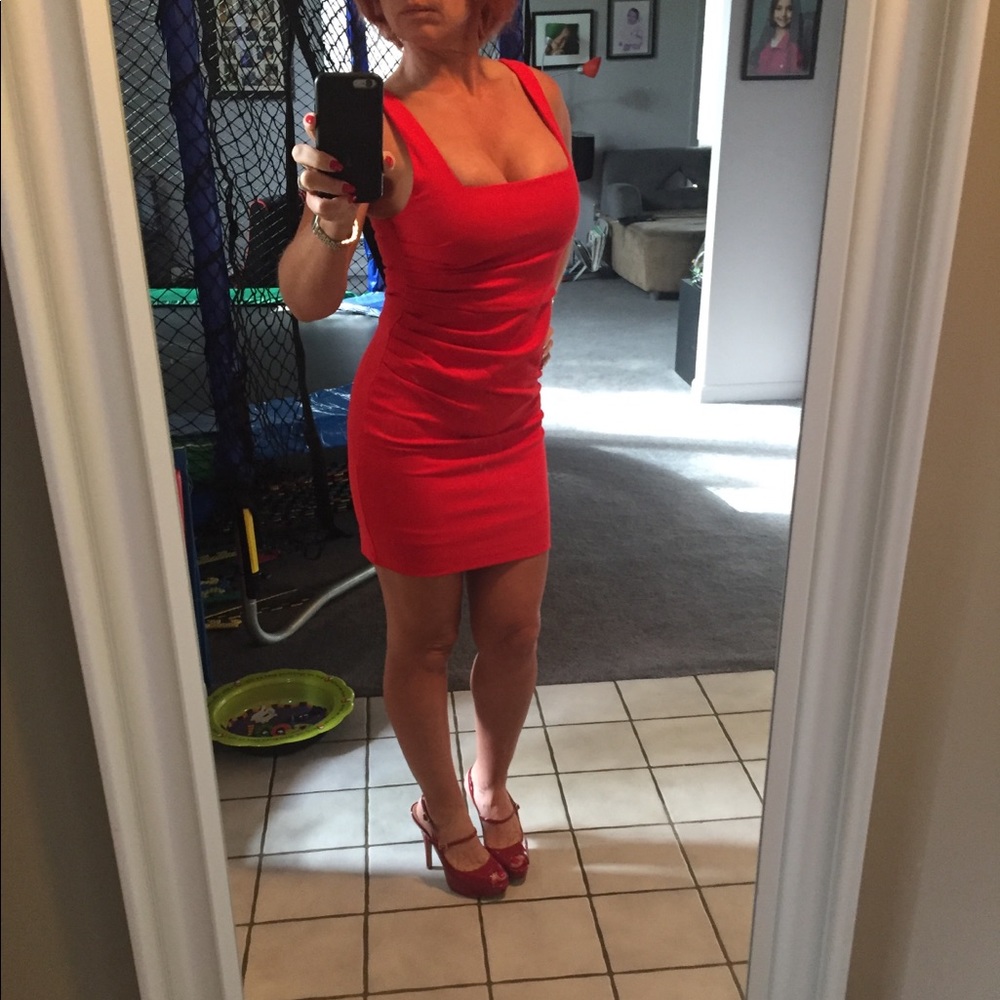 Red dress by Forever 21